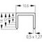 Klammern Typ B-V 10,6 x 6 mm verzinkt